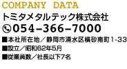 COMPANY DATA