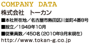 COMPANY DATA
