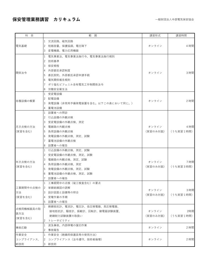 タイムスケジュール